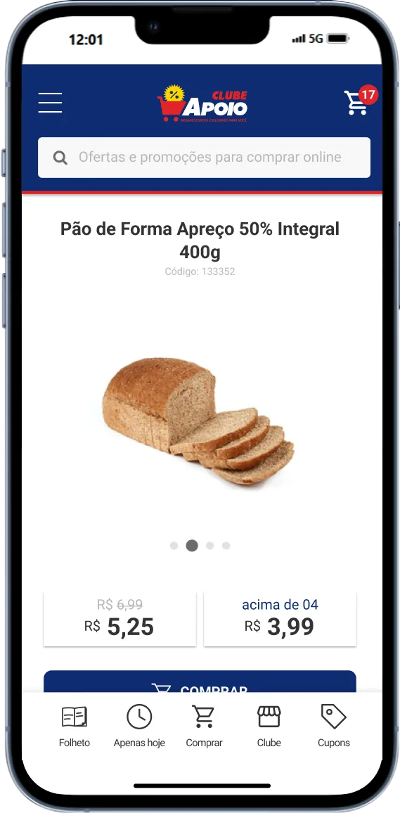 Nova versão do app Clube Apoio