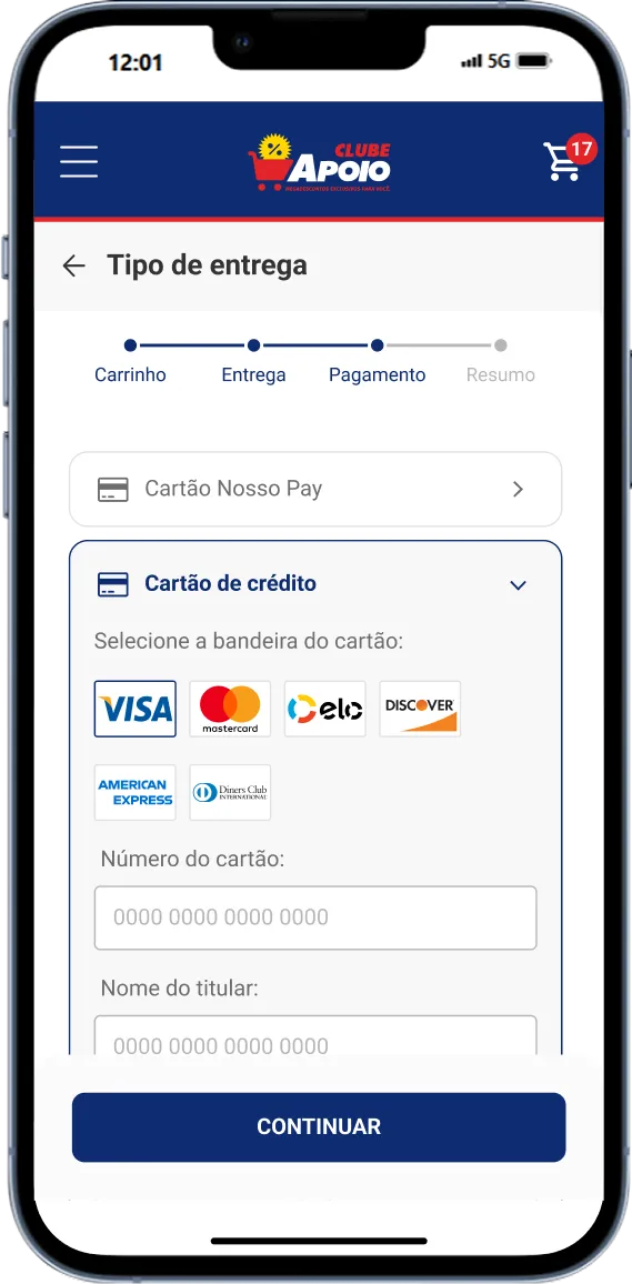 Nova versão do app Clube Apoio