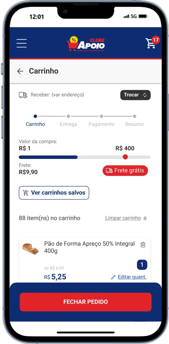 Nova versão do app Clube Apoio