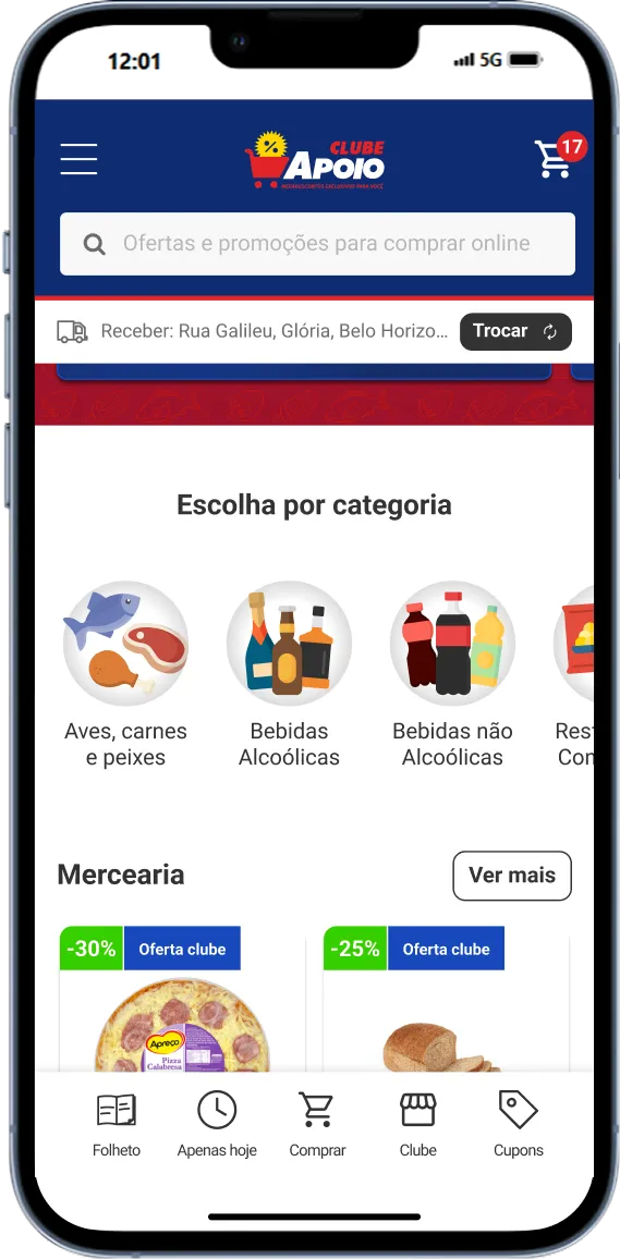 Nova versão do app Clube Apoio