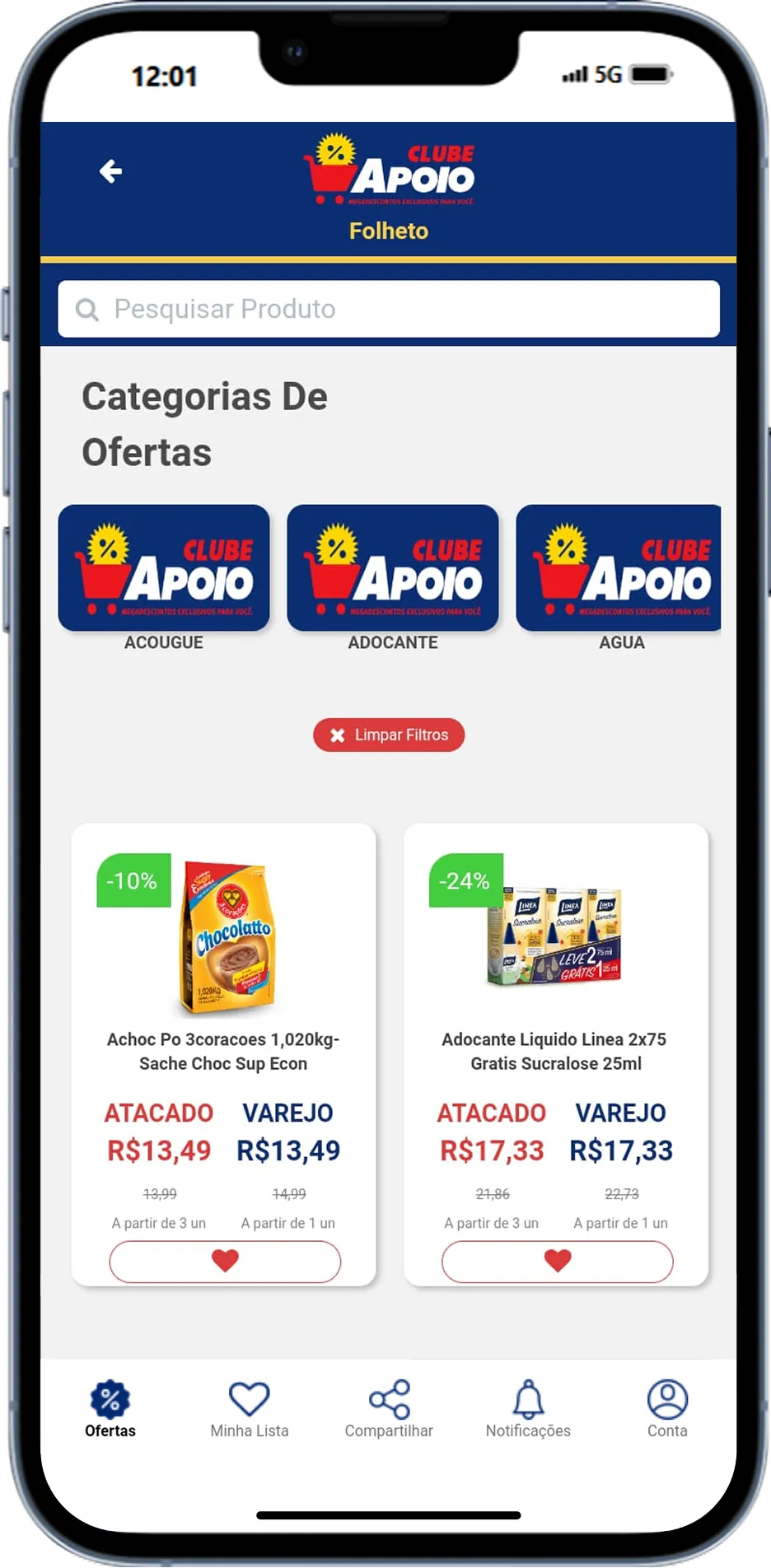 Versão antiga do Clube Apoio